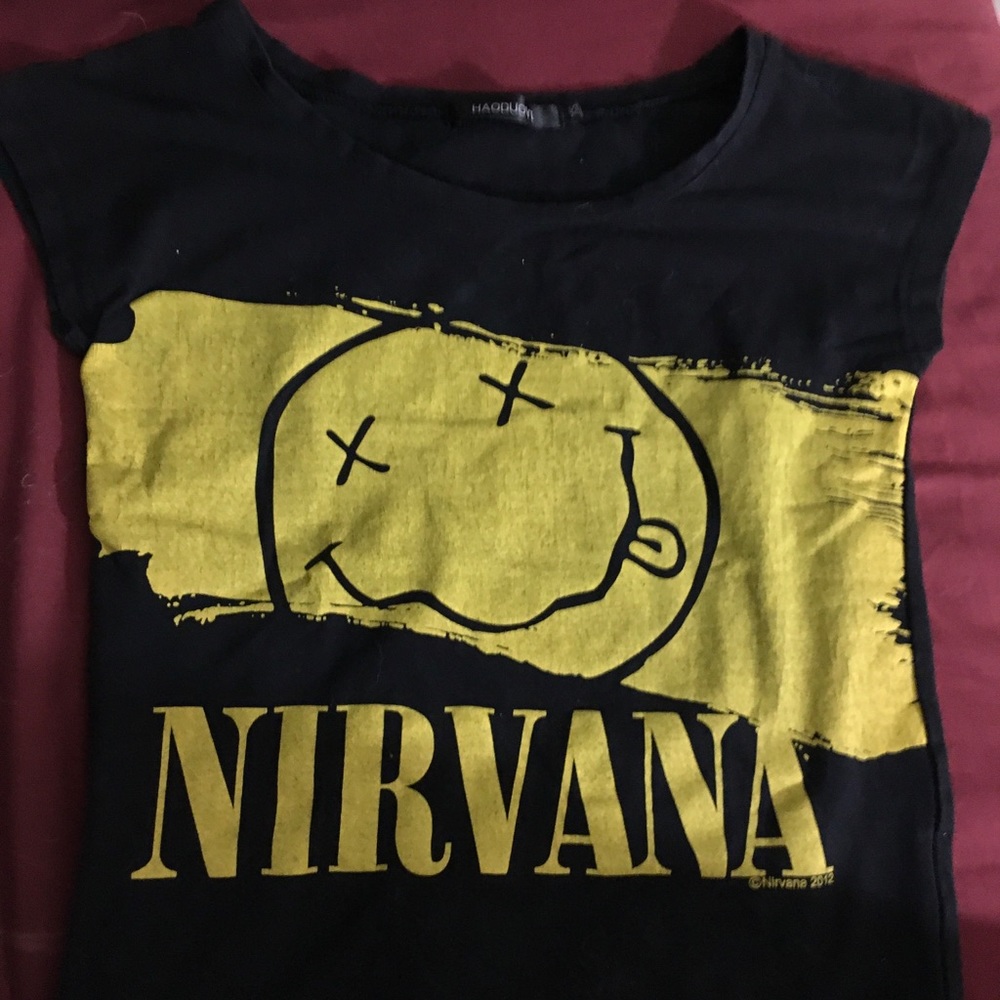 New XS-S Nirvana Graphic Band Tee